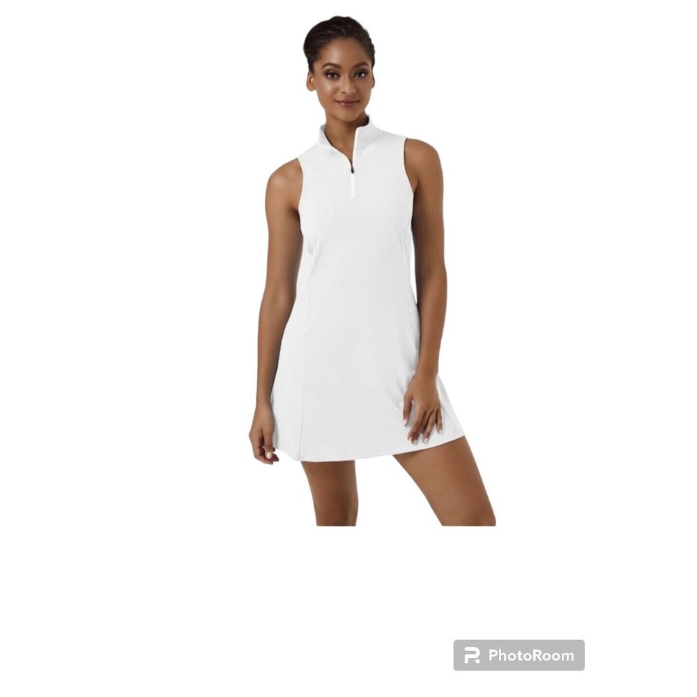 HALARA White Mini Dress